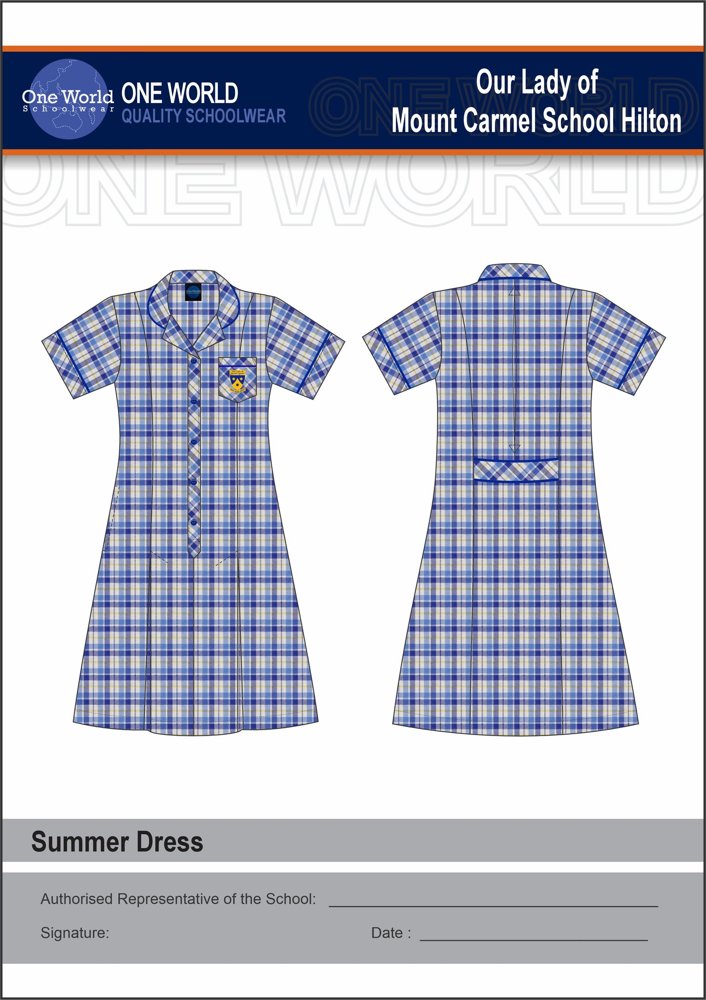 Summer Dress - Embroidered Logo